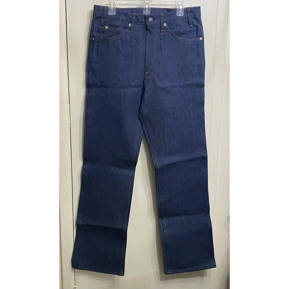 Levis NOS Vintage 1985 517 Saddleman Orange Tab jeans Made In USA Deadstock